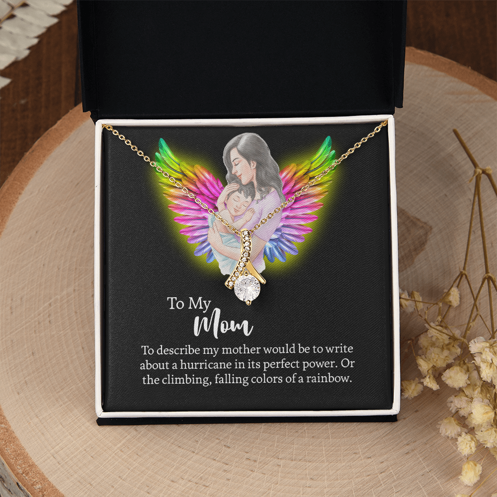 To My Mom Alluring Beauty Necklace, Jewelry for Mom, Gift for Mom, Mothers Day Necklace To Mom