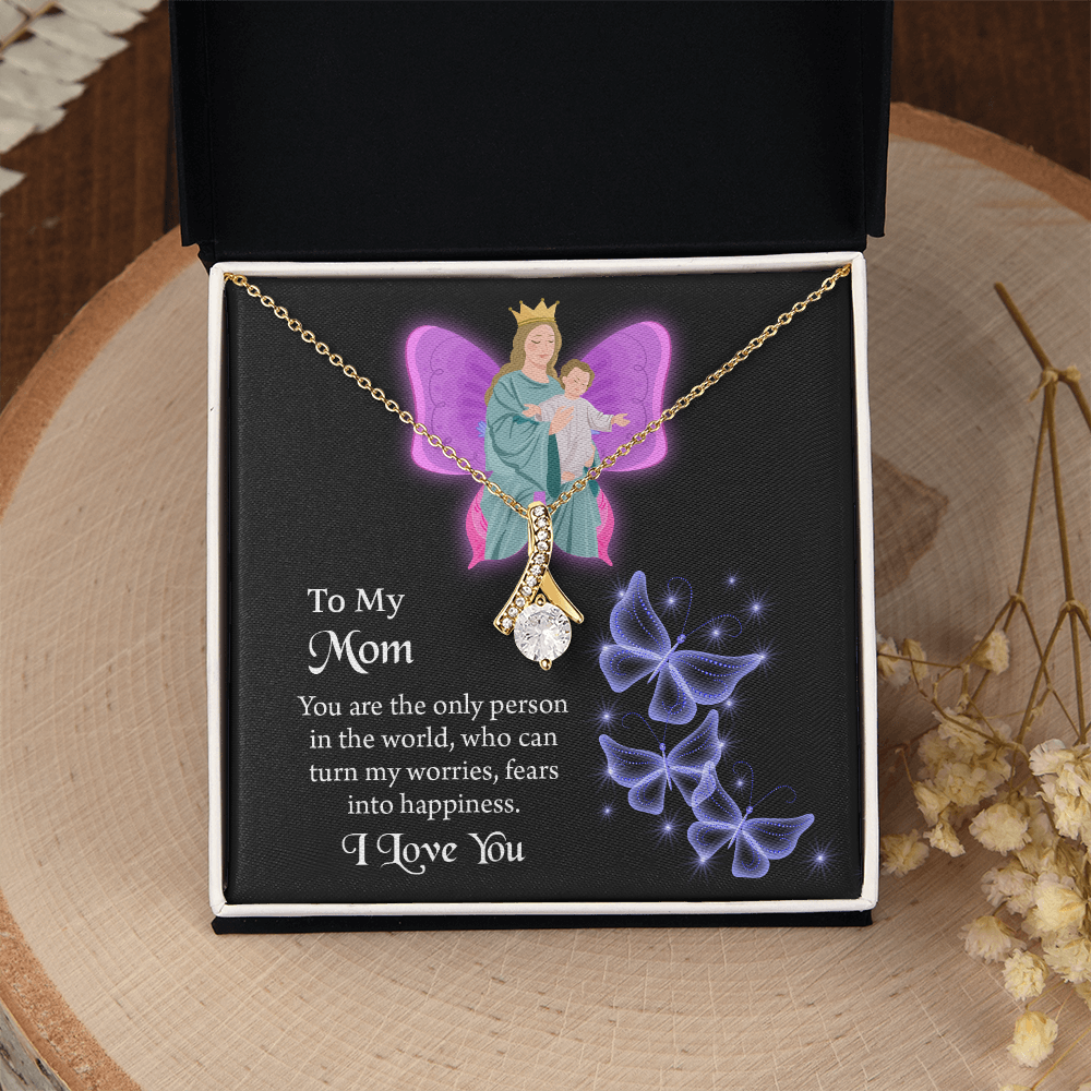 To My Mom  Alluring Beauty Necklace, Jewelry for Mom, Gift for Mom, Mothers Day Necklace