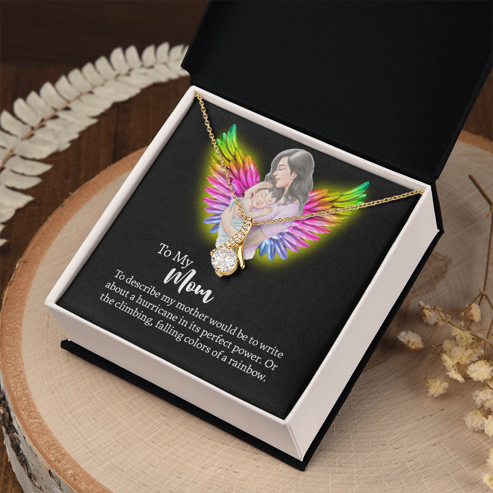 To My Mom Alluring Beauty Necklace, Jewelry for Mom, Gift for Mom, Mothers Day Necklace To Mom