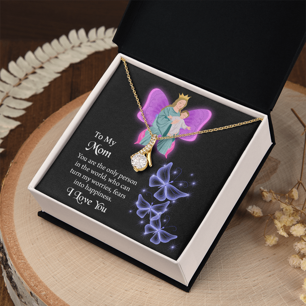 To My Mom  Alluring Beauty Necklace, Jewelry for Mom, Gift for Mom, Mothers Day Necklace