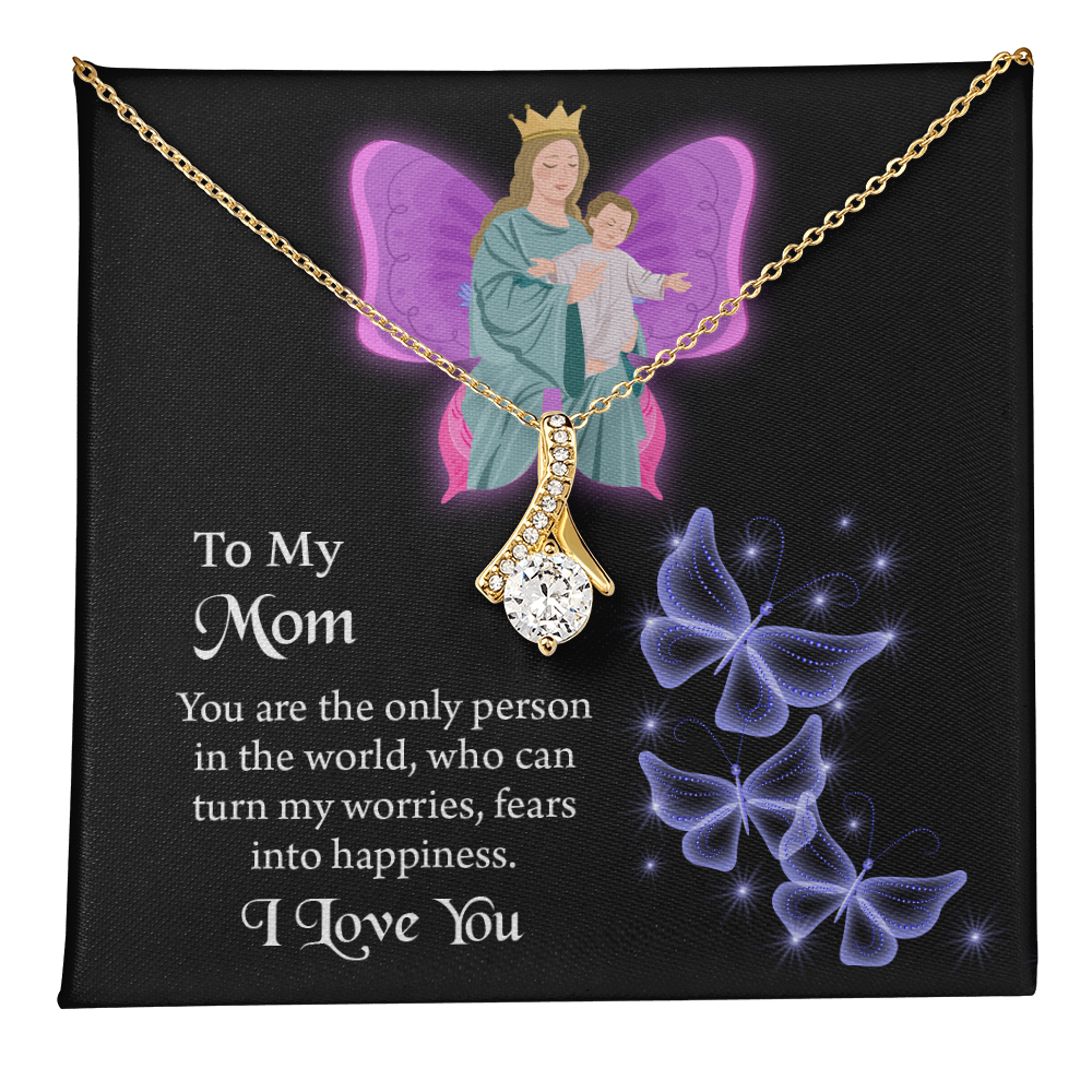 To My Mom  Alluring Beauty Necklace, Jewelry for Mom, Gift for Mom, Mothers Day Necklace