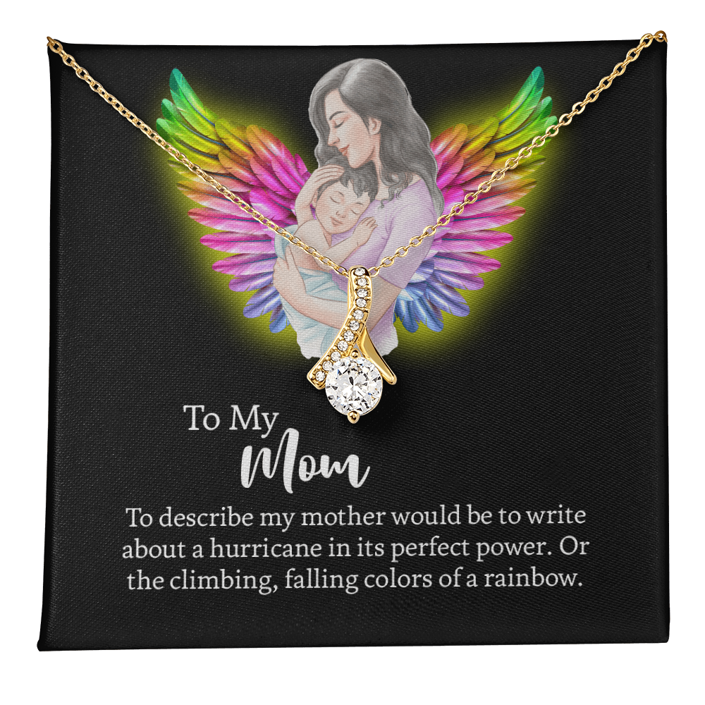 To My Mom Alluring Beauty Necklace, Jewelry for Mom, Gift for Mom, Mothers Day Necklace To Mom