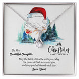 UNIDAZE My Beautiful Daughter Alluring Beauty Necklace, Gift For Daughter, Mother Daughter Gift, Gift From Dad, Daughter Christmas Gift ShineOn Fulfillment C30084TG C30084TY PB23-WOOD PT-4363 TNM-1 USER-188348