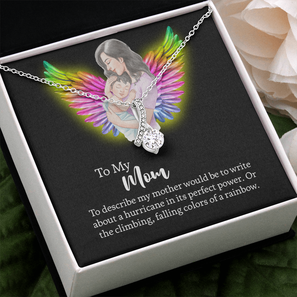 To My Mom Alluring Beauty Necklace, Jewelry for Mom, Gift for Mom, Mothers Day Necklace To Mom