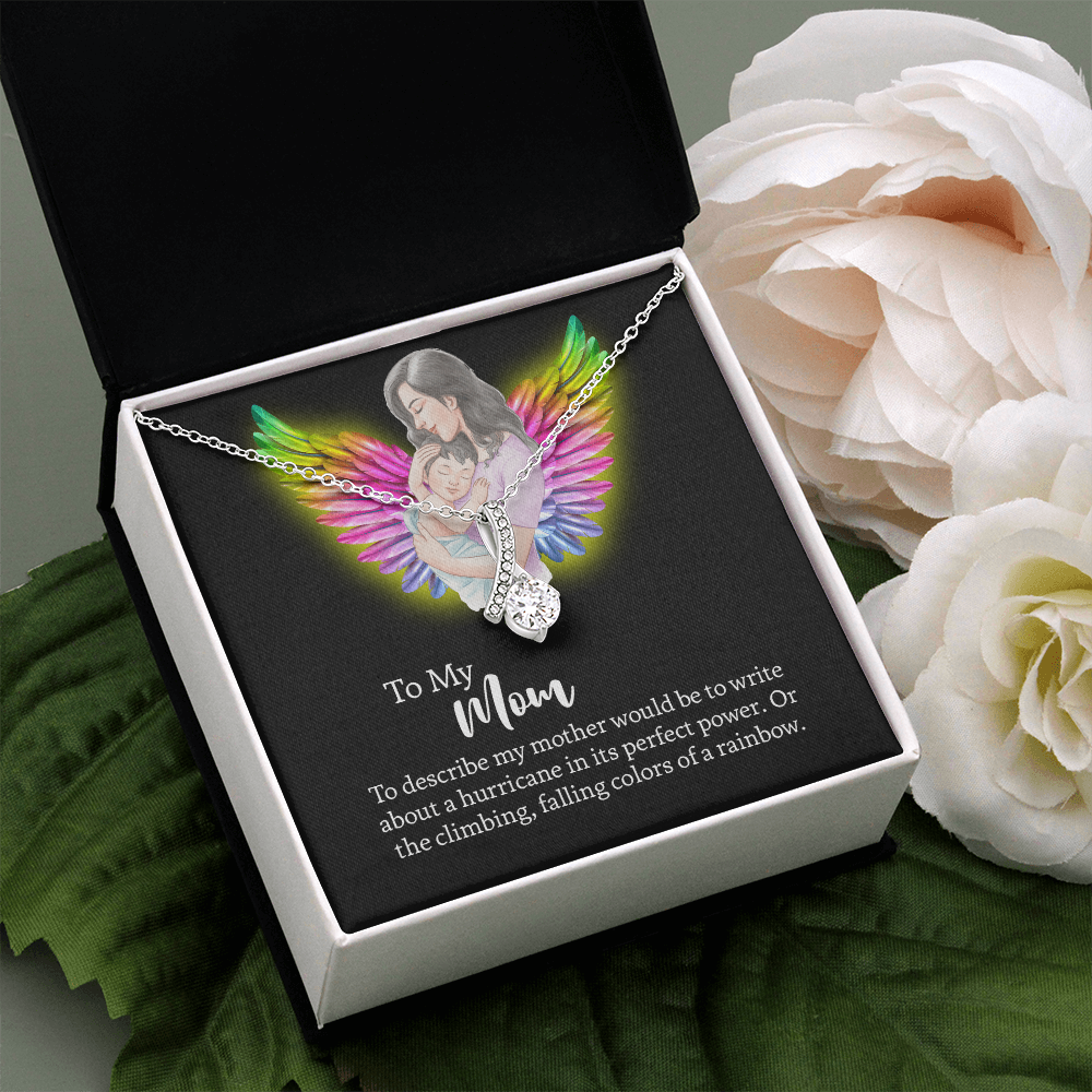 To My Mom Alluring Beauty Necklace, Jewelry for Mom, Gift for Mom, Mothers Day Necklace To Mom