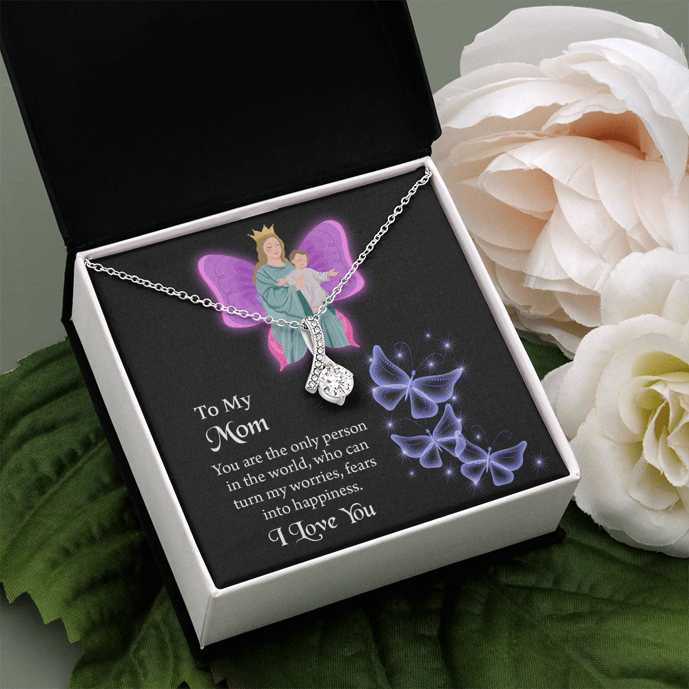 To My Mom  Alluring Beauty Necklace, Jewelry for Mom, Gift for Mom, Mothers Day Necklace