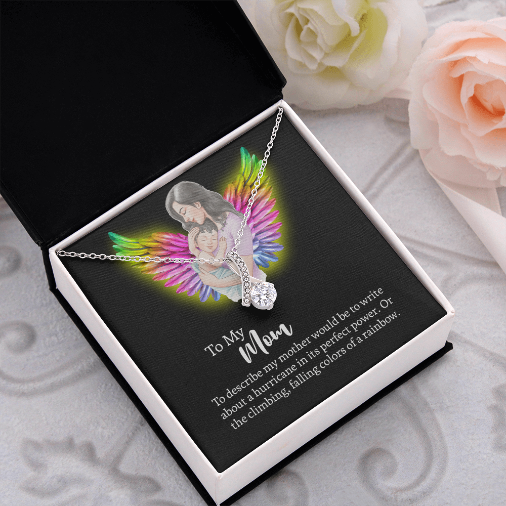 To My Mom Alluring Beauty Necklace, Jewelry for Mom, Gift for Mom, Mothers Day Necklace To Mom