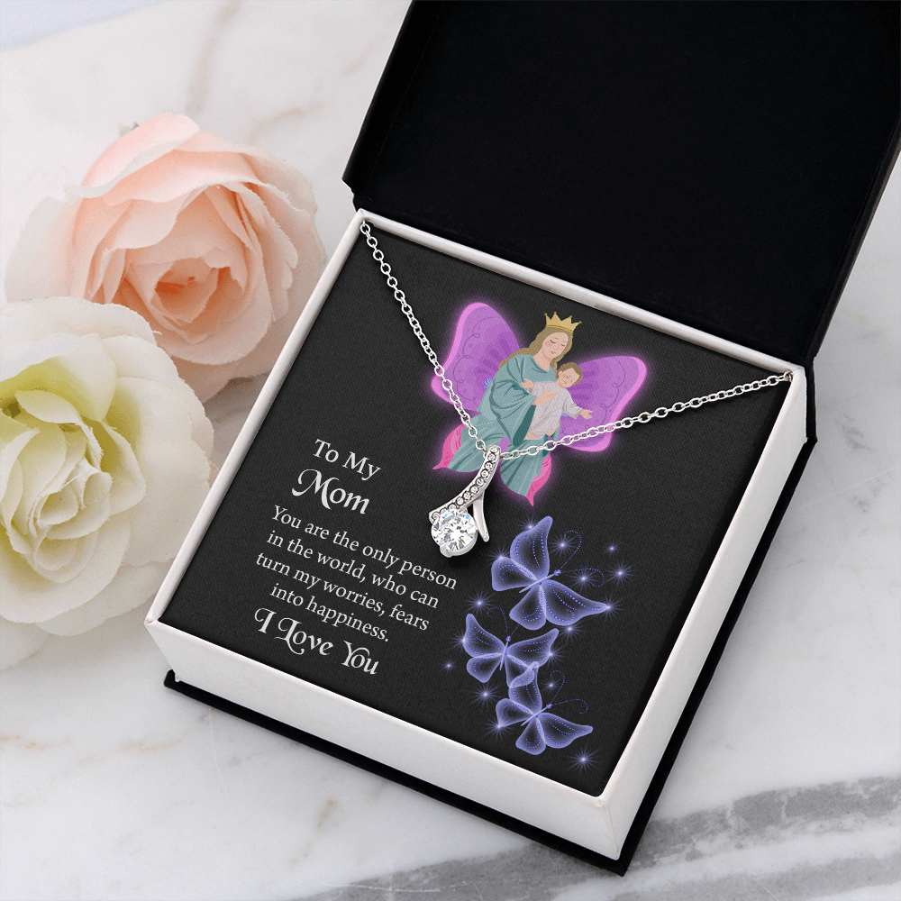 To My Mom  Alluring Beauty Necklace, Jewelry for Mom, Gift for Mom, Mothers Day Necklace