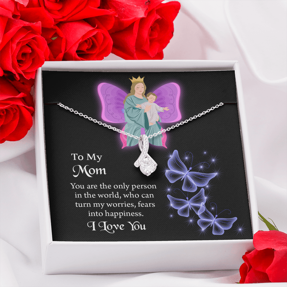 To My Mom  Alluring Beauty Necklace, Jewelry for Mom, Gift for Mom, Mothers Day Necklace