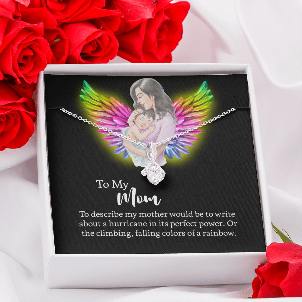 To My Mom Alluring Beauty Necklace, Jewelry for Mom, Gift for Mom, Mothers Day Necklace To Mom