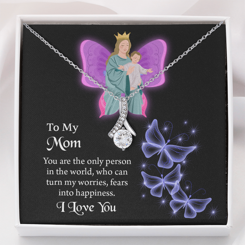 To My Mom  Alluring Beauty Necklace, Jewelry for Mom, Gift for Mom, Mothers Day Necklace
