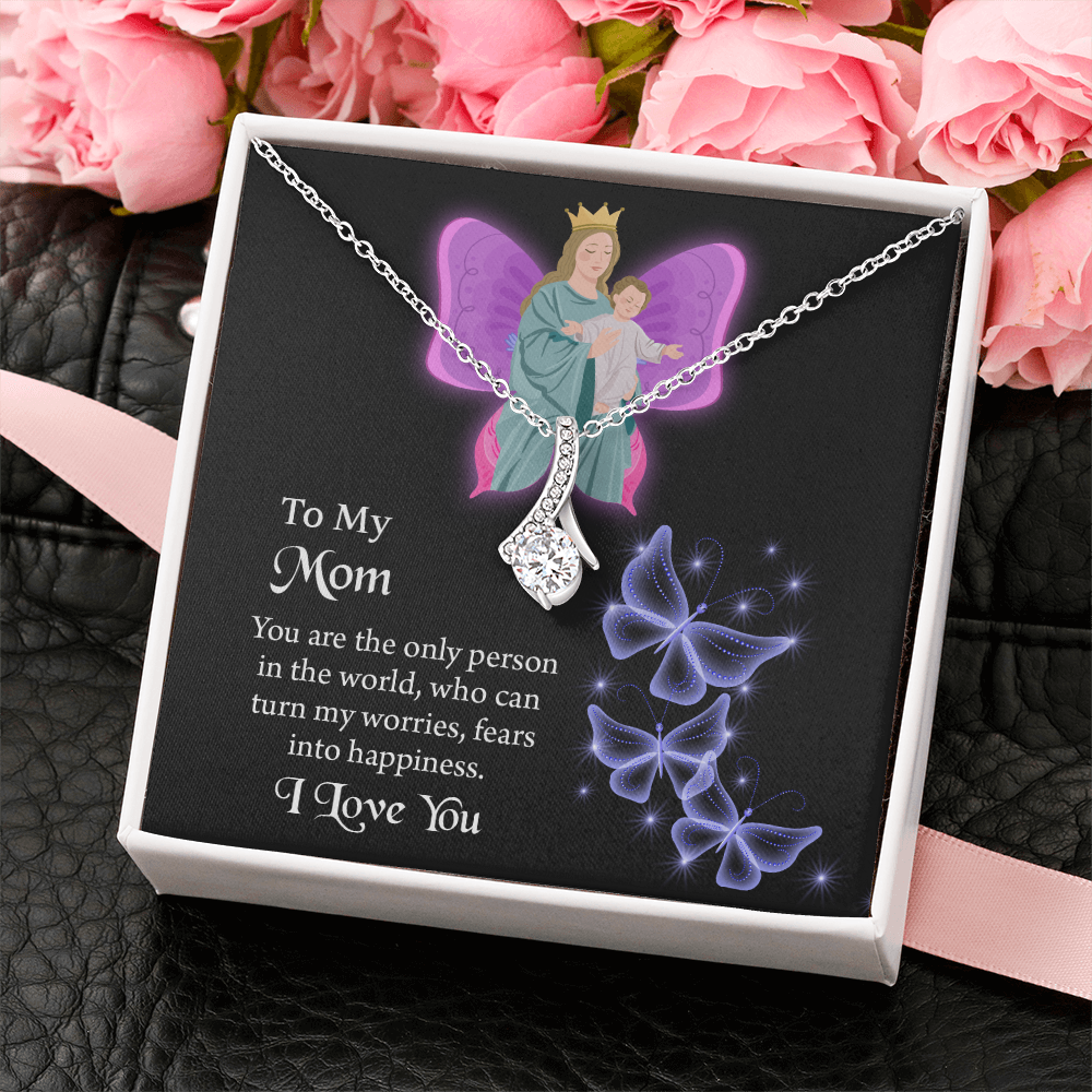 To My Mom  Alluring Beauty Necklace, Jewelry for Mom, Gift for Mom, Mothers Day Necklace