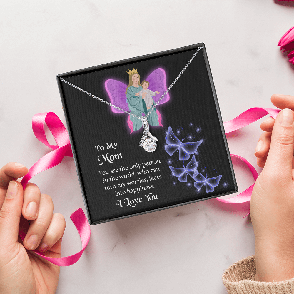To My Mom  Alluring Beauty Necklace, Jewelry for Mom, Gift for Mom, Mothers Day Necklace