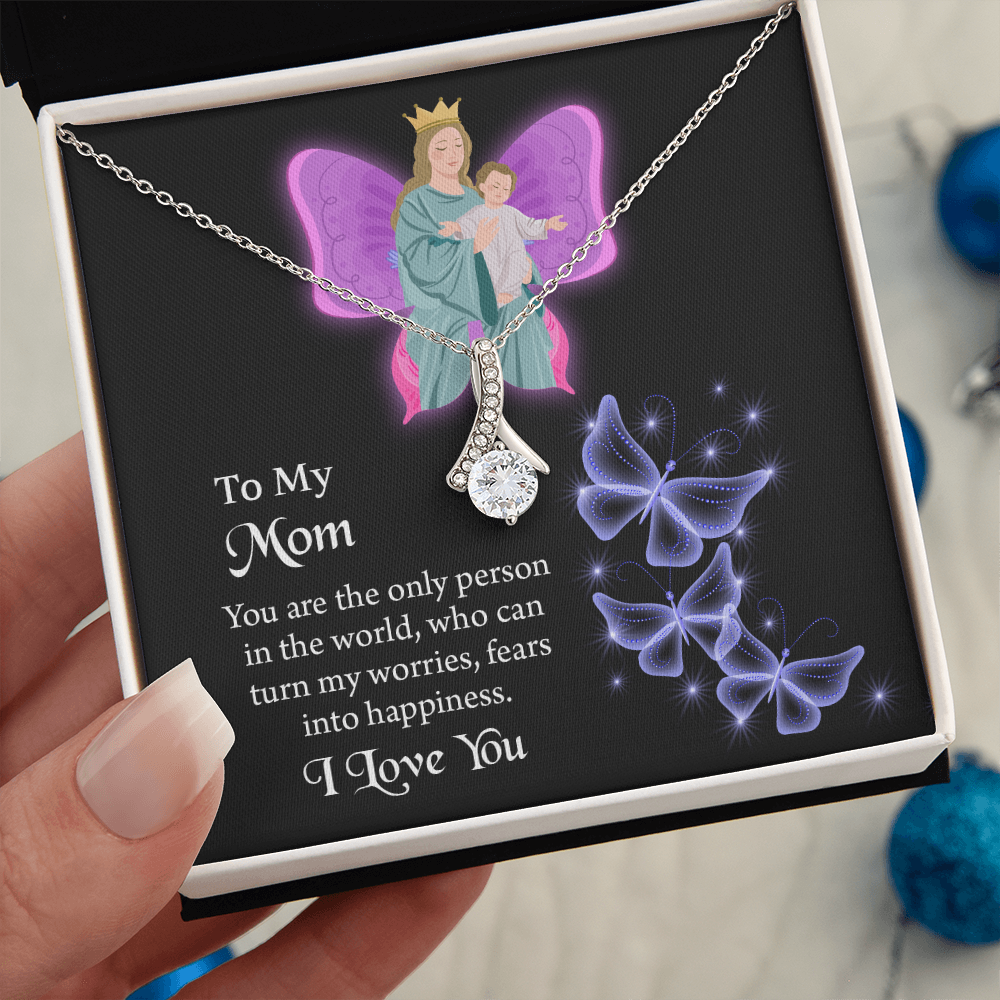 To My Mom  Alluring Beauty Necklace, Jewelry for Mom, Gift for Mom, Mothers Day Necklace