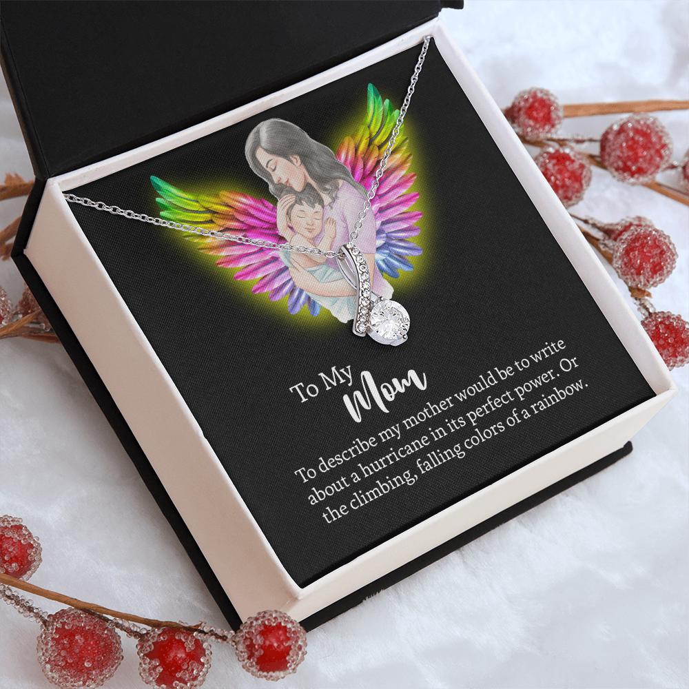To My Mom Alluring Beauty Necklace, Jewelry for Mom, Gift for Mom, Mothers Day Necklace To Mom