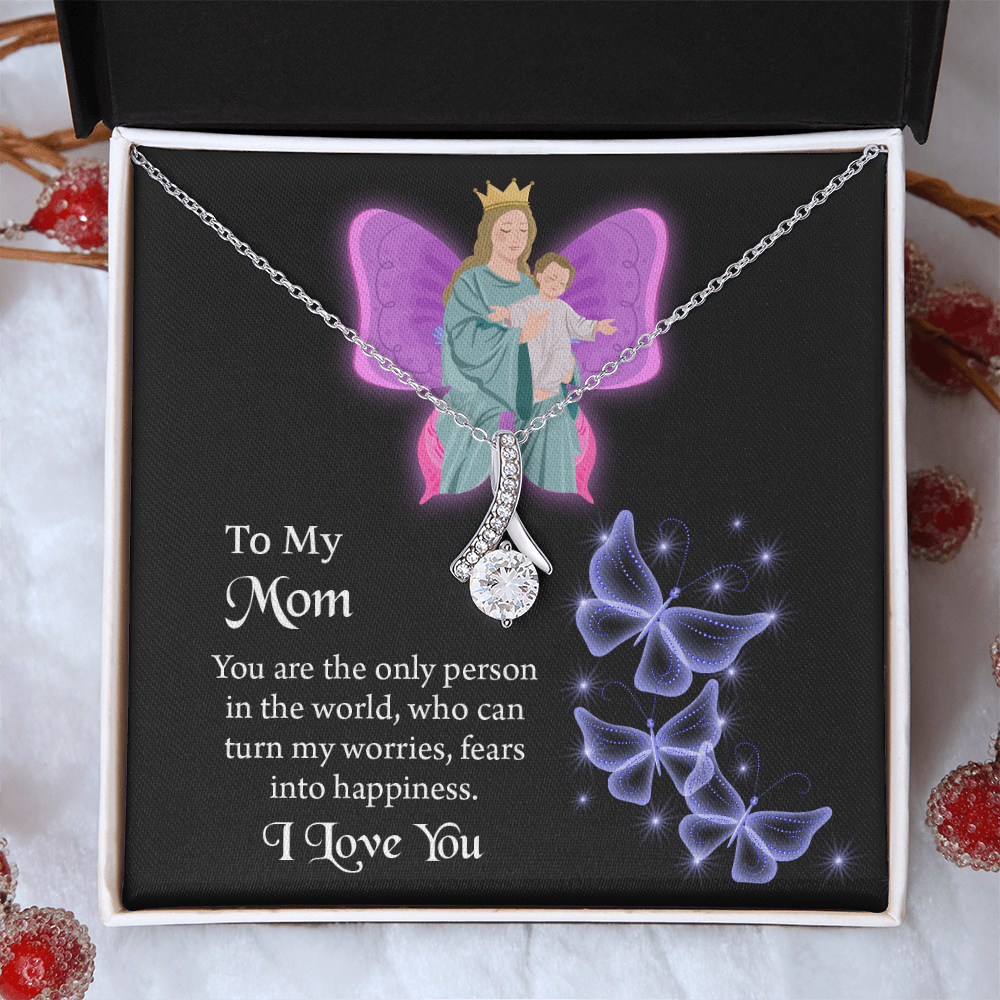 To My Mom  Alluring Beauty Necklace, Jewelry for Mom, Gift for Mom, Mothers Day Necklace