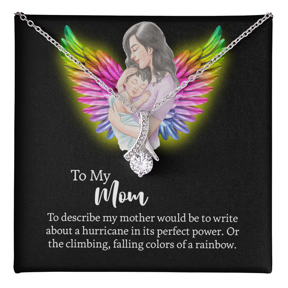 To My Mom Alluring Beauty Necklace, Jewelry for Mom, Gift for Mom, Mothers Day Necklace To Mom
