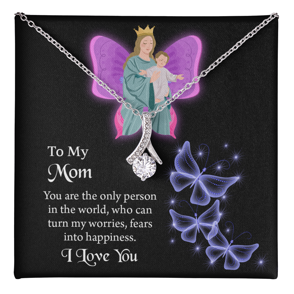 To My Mom  Alluring Beauty Necklace, Jewelry for Mom, Gift for Mom, Mothers Day Necklace