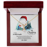 UNIDAZE My Beautiful Daughter Alluring Beauty Necklace, Gift For Daughter, Mother Daughter Gift, Gift From Dad, Daughter Christmas Gift ShineOn Fulfillment C30084TG C30084TY PB23-WOOD PT-4363 TNM-1 USER-188348