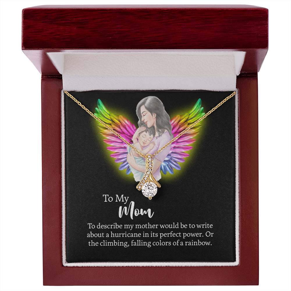 To My Mom Alluring Beauty Necklace, Jewelry for Mom, Gift for Mom, Mothers Day Necklace To Mom