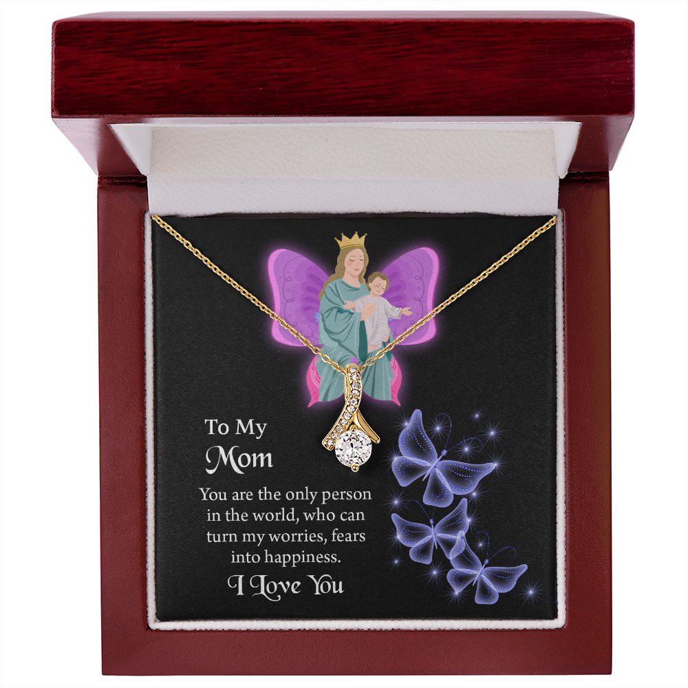 To My Mom  Alluring Beauty Necklace, Jewelry for Mom, Gift for Mom, Mothers Day Necklace