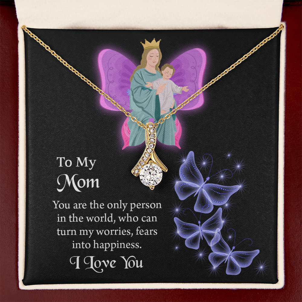 To My Mom  Alluring Beauty Necklace, Jewelry for Mom, Gift for Mom, Mothers Day Necklace