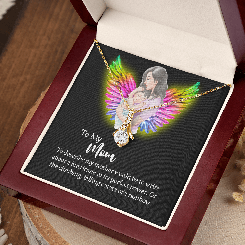 To My Mom Alluring Beauty Necklace, Jewelry for Mom, Gift for Mom, Mothers Day Necklace To Mom