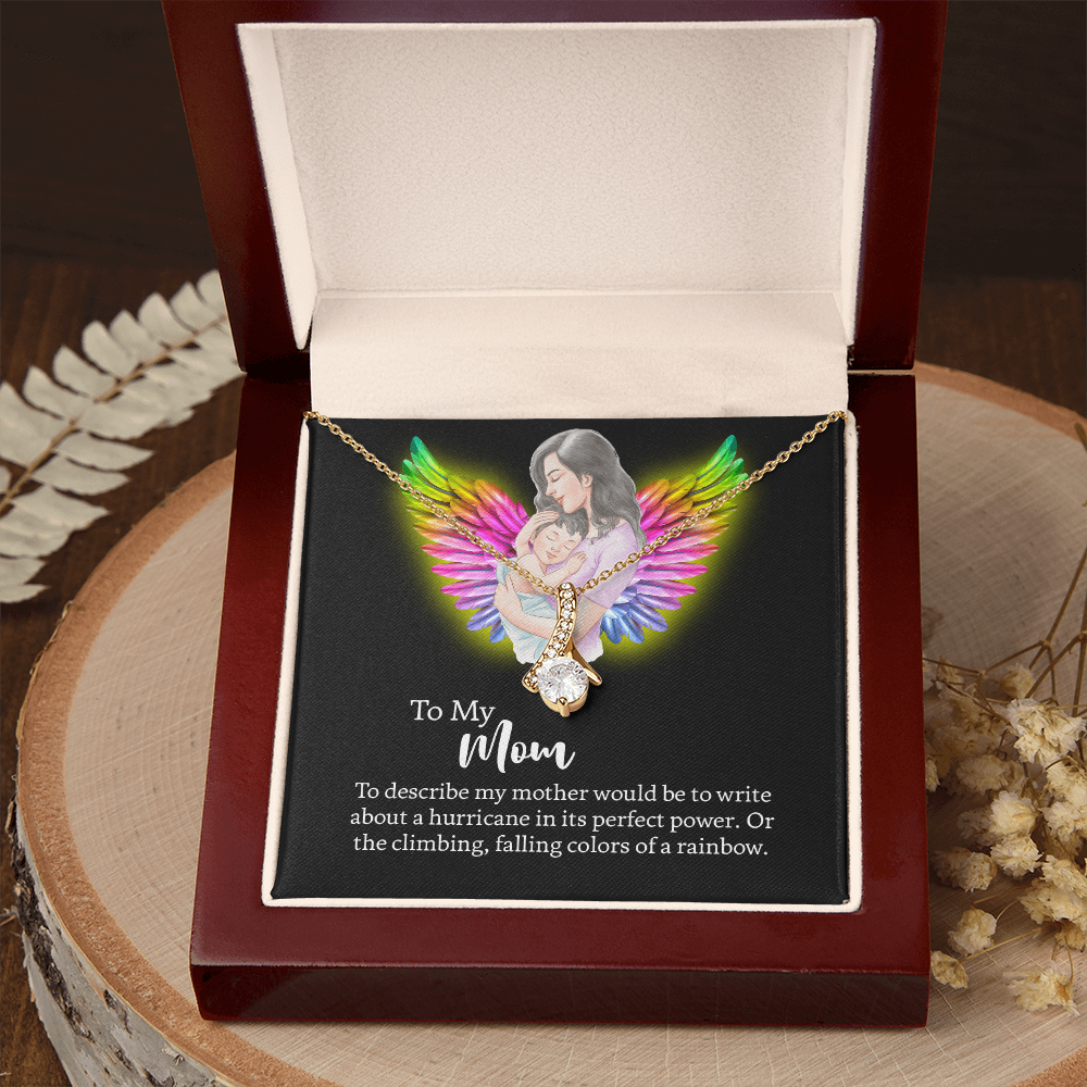 To My Mom Alluring Beauty Necklace, Jewelry for Mom, Gift for Mom, Mothers Day Necklace To Mom