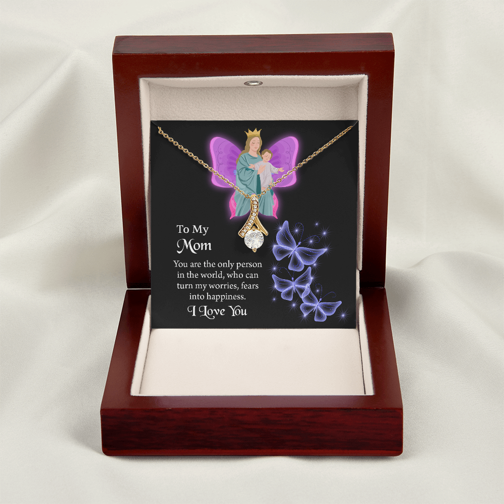 To My Mom  Alluring Beauty Necklace, Jewelry for Mom, Gift for Mom, Mothers Day Necklace