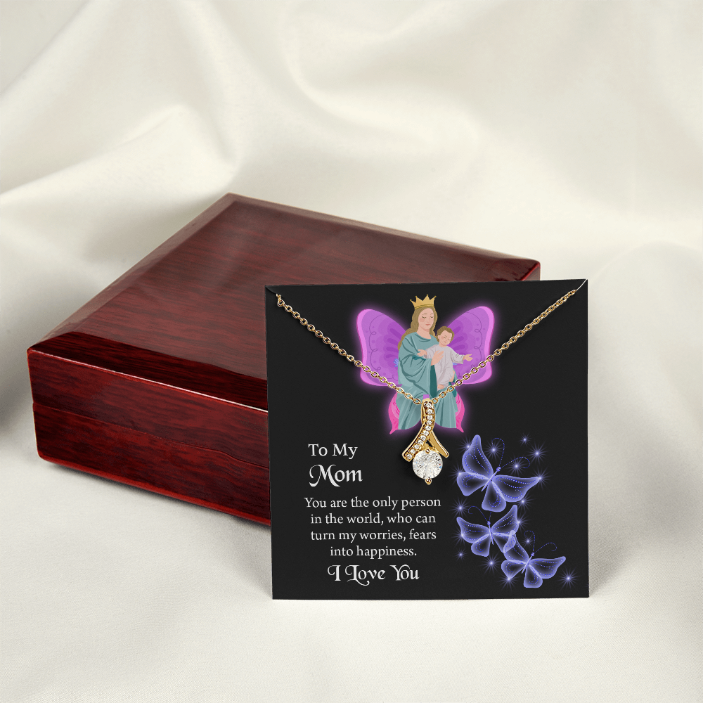 To My Mom  Alluring Beauty Necklace, Jewelry for Mom, Gift for Mom, Mothers Day Necklace
