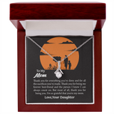 Gift For Mom, Mom from Daughter Alluring Beauty Necklace Gift,  Mothers Day Gift,  Birthday Gift