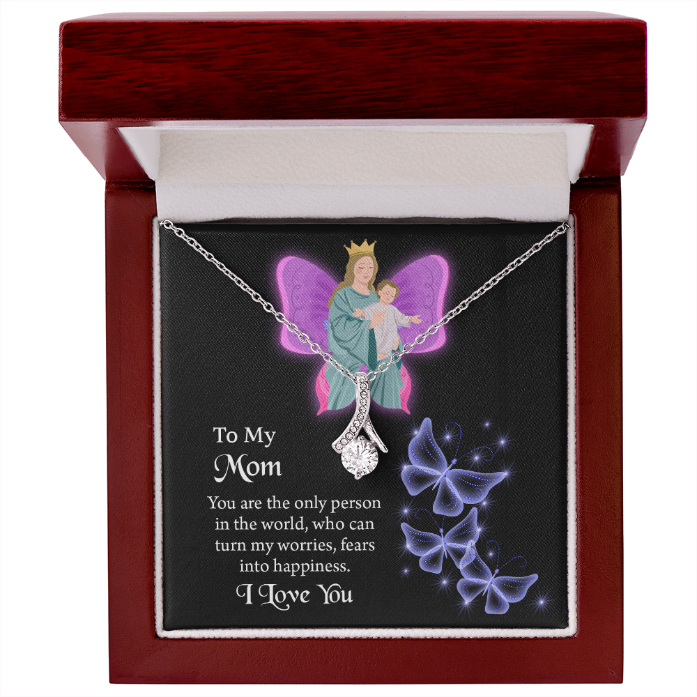 To My Mom  Alluring Beauty Necklace, Jewelry for Mom, Gift for Mom, Mothers Day Necklace