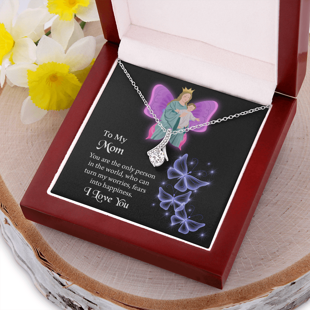 To My Mom  Alluring Beauty Necklace, Jewelry for Mom, Gift for Mom, Mothers Day Necklace