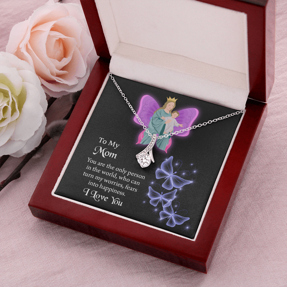 To My Mom  Alluring Beauty Necklace, Jewelry for Mom, Gift for Mom, Mothers Day Necklace