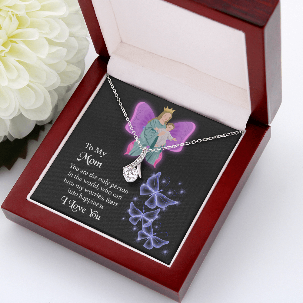 To My Mom  Alluring Beauty Necklace, Jewelry for Mom, Gift for Mom, Mothers Day Necklace