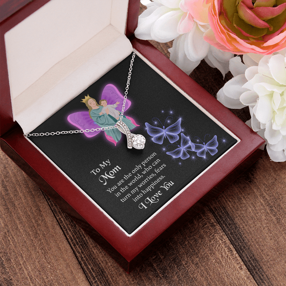 To My Mom  Alluring Beauty Necklace, Jewelry for Mom, Gift for Mom, Mothers Day Necklace