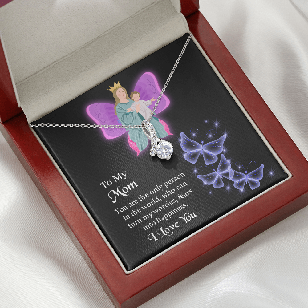 To My Mom  Alluring Beauty Necklace, Jewelry for Mom, Gift for Mom, Mothers Day Necklace