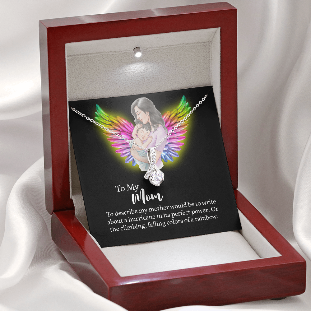 To My Mom Alluring Beauty Necklace, Jewelry for Mom, Gift for Mom, Mothers Day Necklace To Mom