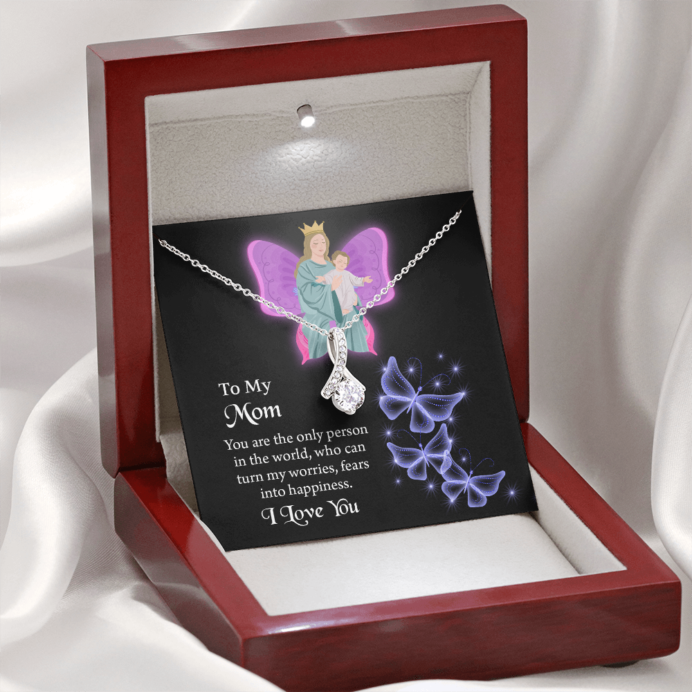 To My Mom  Alluring Beauty Necklace, Jewelry for Mom, Gift for Mom, Mothers Day Necklace