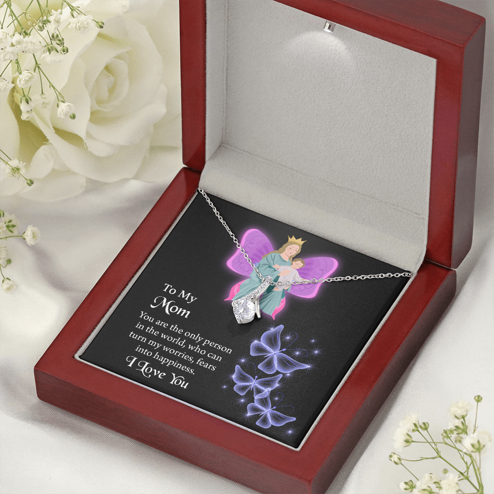 To My Mom  Alluring Beauty Necklace, Jewelry for Mom, Gift for Mom, Mothers Day Necklace