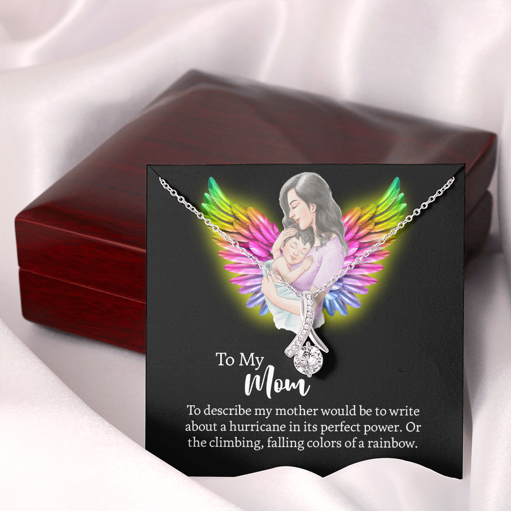 To My Mom Alluring Beauty Necklace, Jewelry for Mom, Gift for Mom, Mothers Day Necklace To Mom