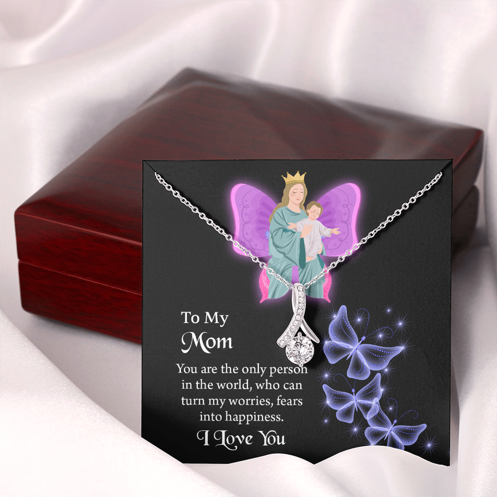To My Mom  Alluring Beauty Necklace, Jewelry for Mom, Gift for Mom, Mothers Day Necklace