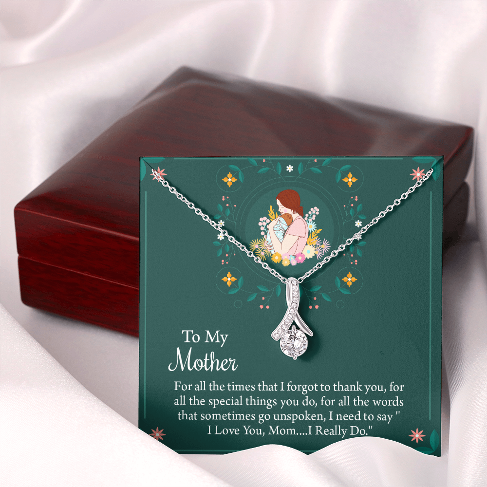 To My Mother Necklace, Thoughtful Present from Son, Mom Necklace From daughter, Mothers Day Gift for Mom