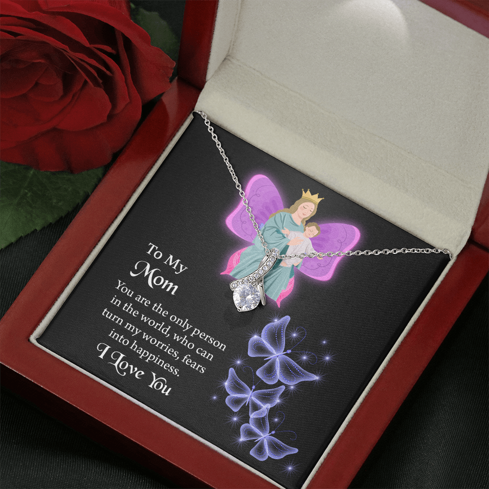 To My Mom  Alluring Beauty Necklace, Jewelry for Mom, Gift for Mom, Mothers Day Necklace