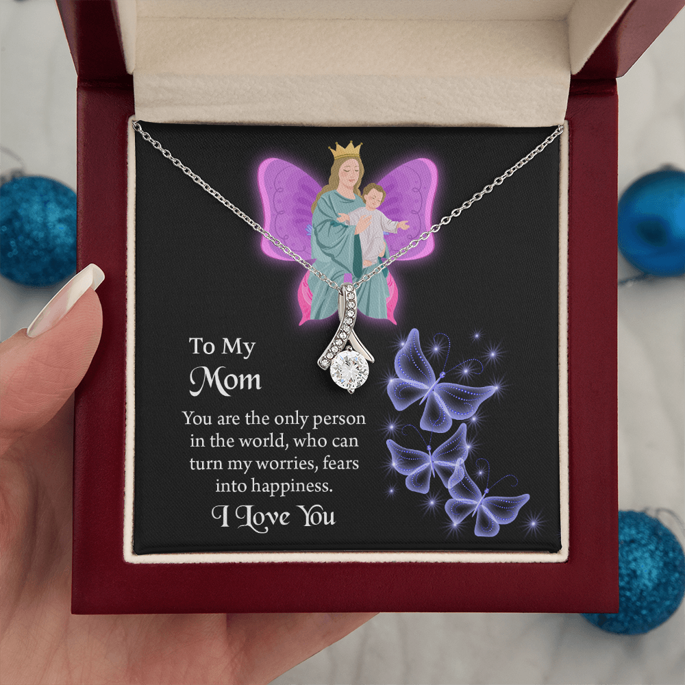 To My Mom  Alluring Beauty Necklace, Jewelry for Mom, Gift for Mom, Mothers Day Necklace