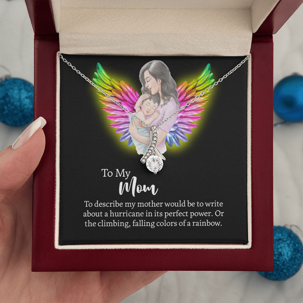 To My Mom Alluring Beauty Necklace, Jewelry for Mom, Gift for Mom, Mothers Day Necklace To Mom