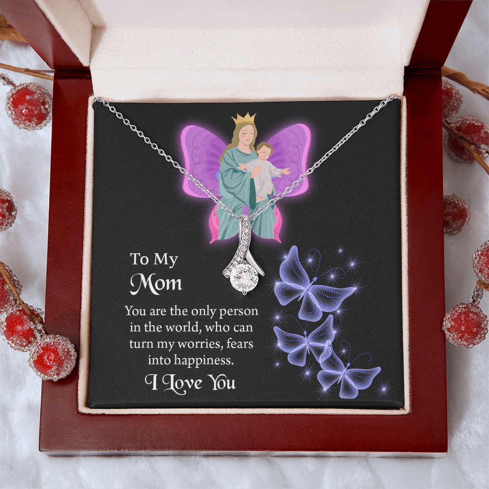 To My Mom  Alluring Beauty Necklace, Jewelry for Mom, Gift for Mom, Mothers Day Necklace