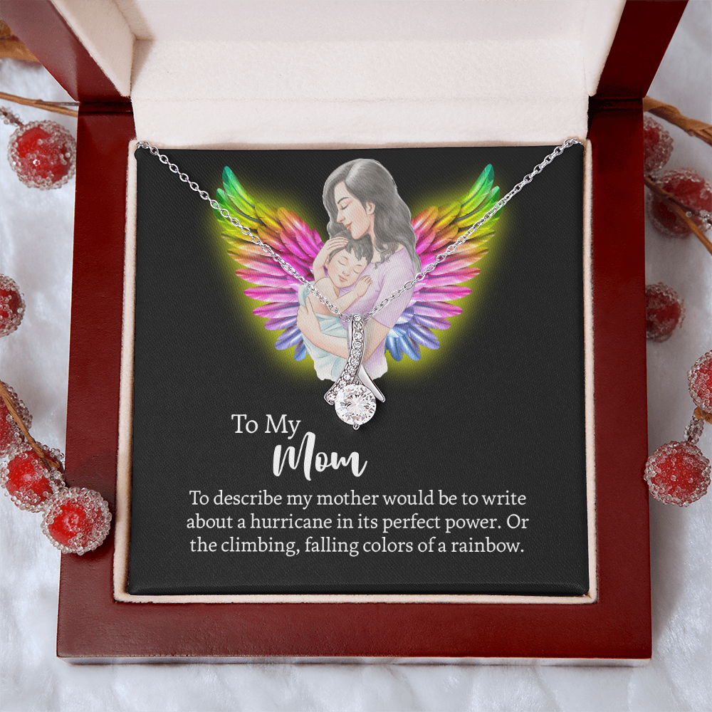 To My Mom Alluring Beauty Necklace, Jewelry for Mom, Gift for Mom, Mothers Day Necklace To Mom