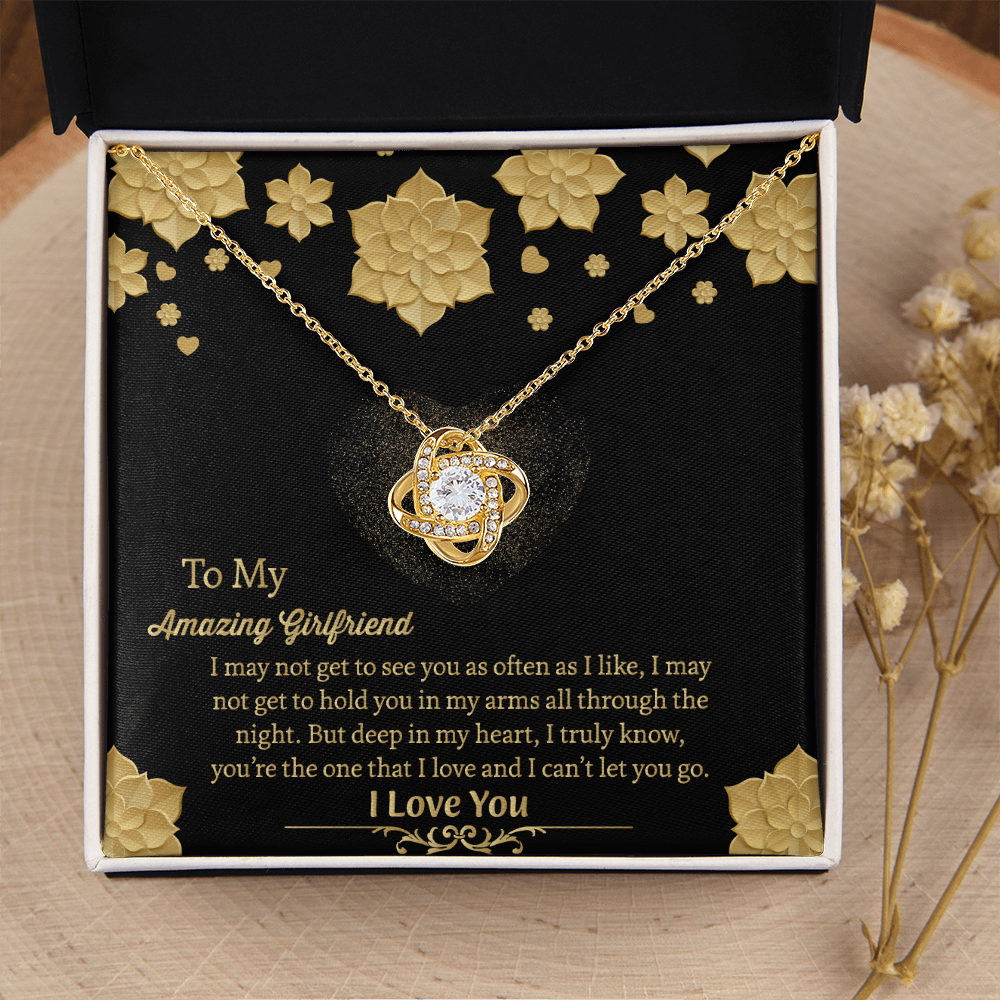 To My Amazing Girlfriend Necklace, Gift for Girlfriend, Anniversary Gift for Girlfriend, Girlfriend Birthday Gift