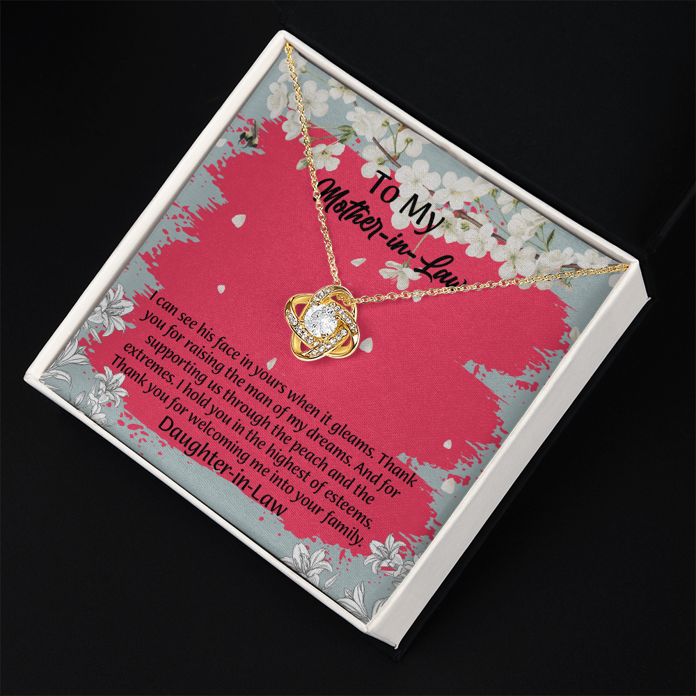 To My Mother In Law Necklace from Daughter, Mothers Day Gift For Mom, Gifts For  Mom-In-Law